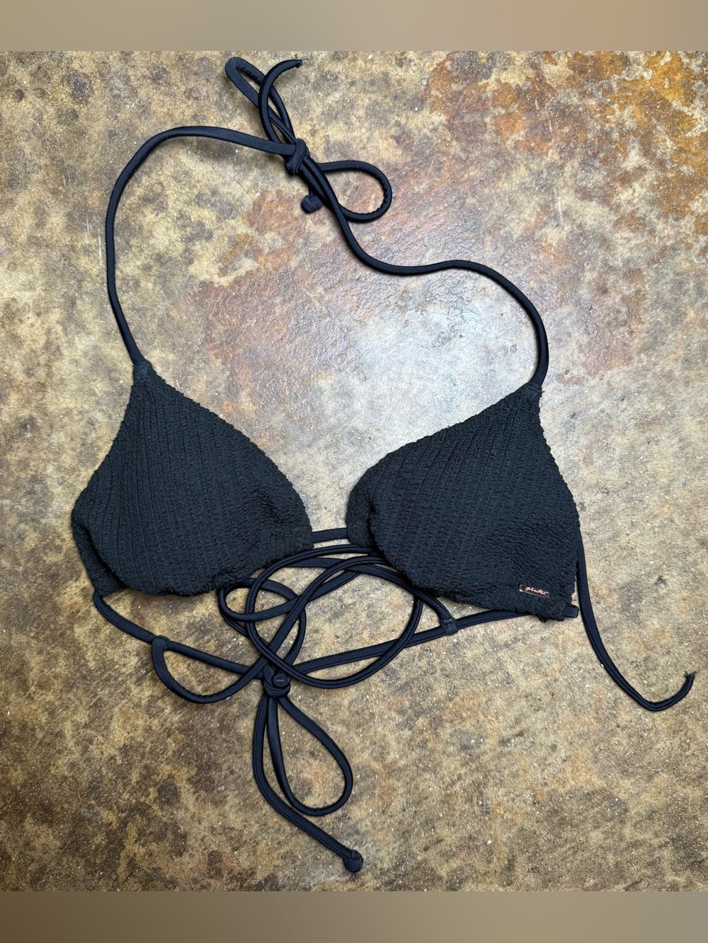 Victoria's Secret PINK black bikini top